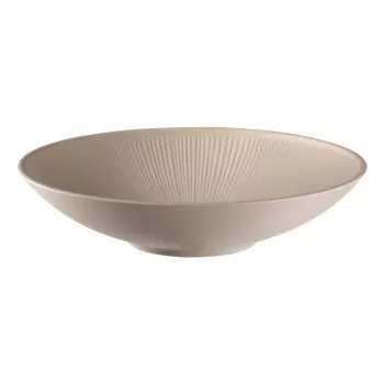 APS NERO mélytányér 300 mm homok melamin, egymásra rakható, mosogatógépben mosható, hőálló (1 darab) 85415
