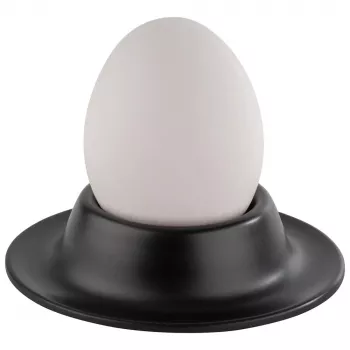 APS tojástartó, melamin, fekete, 4 darabos készlet, 85 mm átmérő, 20 mm magasság, mosogatógépben mosható (83849)