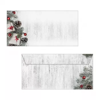 Sigel 50 karácsonyi boríték Scandinavian Christmas DIN hosszú, ablak nélkül