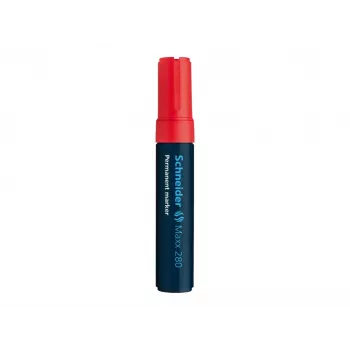 Schneider Maxx 280 Permanent Marker Red Chisel Tip 4-12 mm 128002