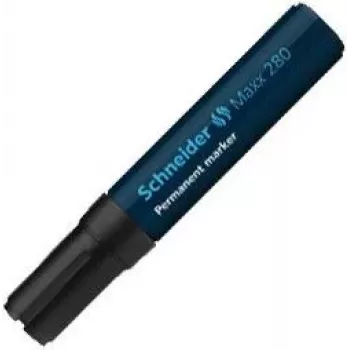 Schneider Maxx 280 Chisel Tip Permanent Marker Black 128001