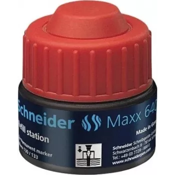 Schneider Maxx 640 marker utántöltő tinta piros 30 ml 164002