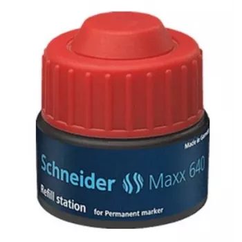 Schneider Maxx 640 marker utántöltő tinta piros 30 ml 164002