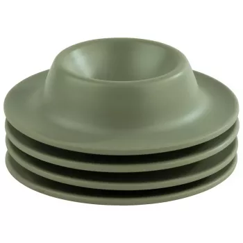 APS EGGY tojástartó készlet 4 darabbal, zöld melamin, 85 mm átmérő, mosogatógépben mosható 85295