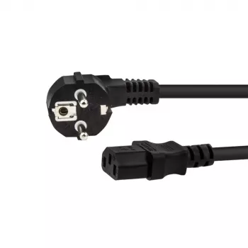 E+P SW 14 hidegkészülék csatlakozókábel 2,0 m fekete Schuko IEC C13