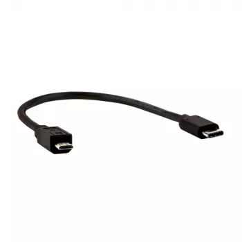 E+P CC 324/02 USB 3.1 kábel, 0,2 m, USB-C Micro-B, fekete 0000853270