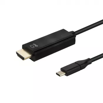 E+P CC368 USB-C–HDMI kábel 1,5 m 4K@60Hz fekete 866900