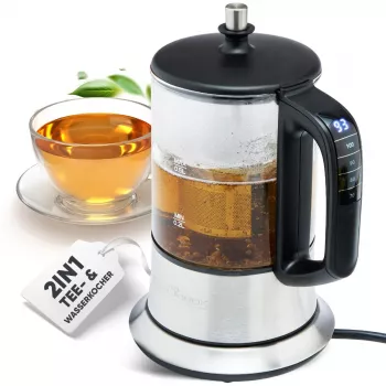 ProfiCook 501165 teafőző 0,5 L 1100 W fekete – rozsdamentes acél