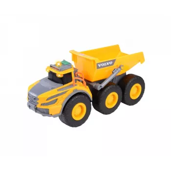 Dickie Toys Volvo A60H csuklós dömper 1:24 méretarányú építőjármű világítással és hanggal 203723007
