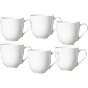 Ritzenhoff & Breker Skagen fehér porcelán kávéscsészék 440 ml 6 darabos készlet 317329