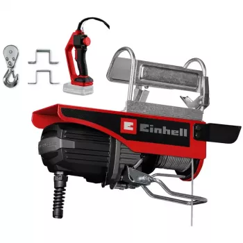 Einhell 2255161 akkus csörlő 250/500 kg, 18 V Power X-Change, kefe nélküli, 12 m kötél