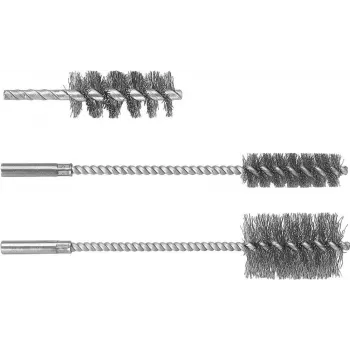 Wolfcraft Cylinder Brush 2104000, 19 mm, Crimped Steel Wire, 6 mm Shank