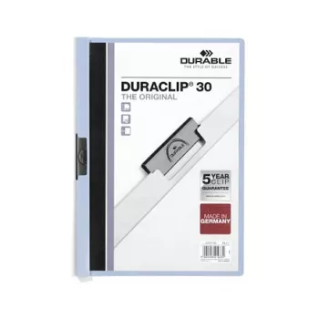 DURABLE Duraclip 2200-06 A4 kapcsos mappa polipropilén kék