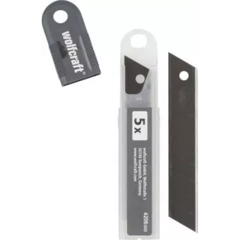 Wolfcraft Profi-Sharp 18 mm törőpengék, fekete, 10 darabos csomag 4208000
