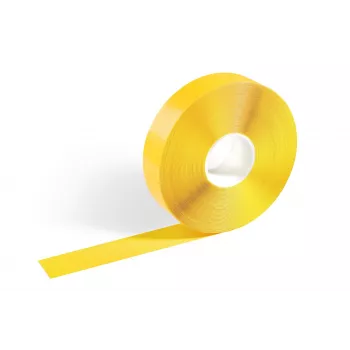 DURABLE DURALINE 50/05 öntapadós padlójelölő szalag, sárga, 50 mm x 5 m 1021988