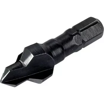 Wolfcraft 2547000 Countersink Bit 10 mm Tool Steel 1/4 inch Hex Shank