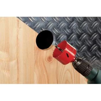 wolfcraft 5470000 Bi-Metal Hole Saw 68 mm for Wood, Metal, Plastic, Plasterboard