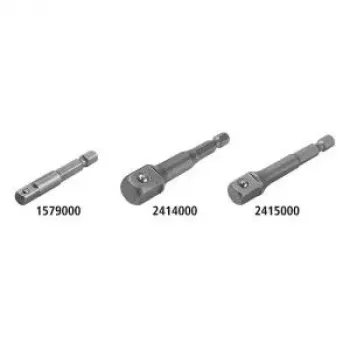 Wolfcraft 2415000 dugókulcs-adapter 1/4 inch hajtásról 3/8 inch hajtásra, 65 mm