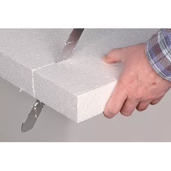 wolfcraft speciális kés szigetelőanyaghoz 270 mm, fa nyéllel (4119000)