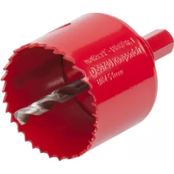 Wolfcraft 5472000 bimetal HSS lyukfűrész 20 mm fához, fémhez, műanyaghoz, gipszkartonhoz