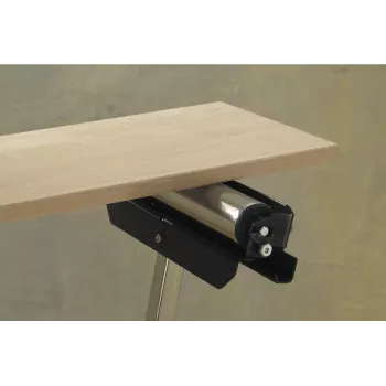 Wolfcraft 6102300 Foldable Roller Stand, Height Adjustable 630-940 mm, 50 kg Load Capacity