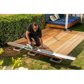 wolfcraft Extension Set for FKS 145 Guide Rail, extends the rail to 255 cm (6914000)