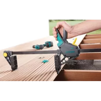 Wolfcraft 6985000 szorító 450 mm fesztávolsággal és 120 kg szorítóerővel
