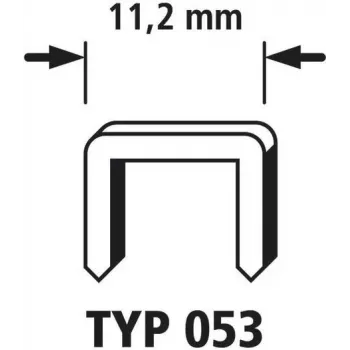 Wolfcraft 2000 széles hátú kapcsok 2000 darab 7026000 méretek (szé x ma) 11,2 mm x 6 mm