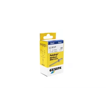 GESIPA PolyGrip® vaknitszegecs 3,2 x 8 mm acél/acél, 100 darab 1464887