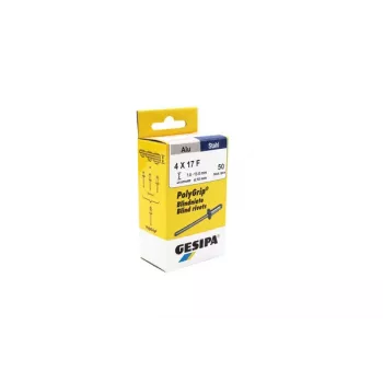GESIPA PolyGrip® vaknitszegecs 4,0 x 17,0 mm alumínium/acél, 50 darab 1433849
