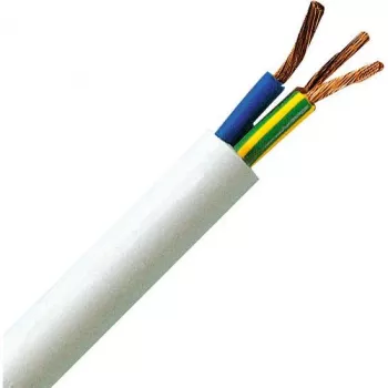 HEINRICH KOPP H05VV5-F 3G1,5 mm² fehér flexibilis olajálló PVC tápkábel 25m 151825002