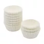 FACKELMANN 21615 muffin- és cupcake-forma, zsírálló sütőpapír, fehér, 5,0 cm átmérő, 250 darab