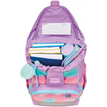 Herlitz Ultralight iskolatáska-készlet Seahorse Ocean Lights 6-9 éveseknek