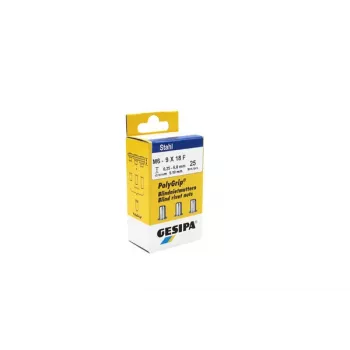 Gesipa 1464839 vaknitszegecs-anya M6 x 18 mm acél, 25 db