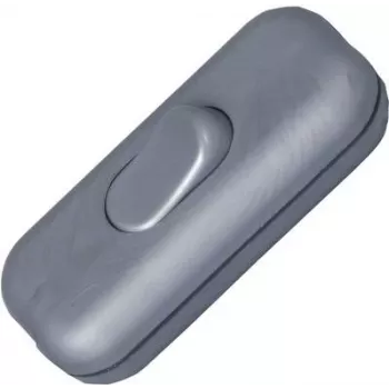 HEINRICH KOPP kábelközi kapcsoló húzásmentesítéssel, ezüst, 1 pólusú be/ki, 2 A, 250 V 191320086