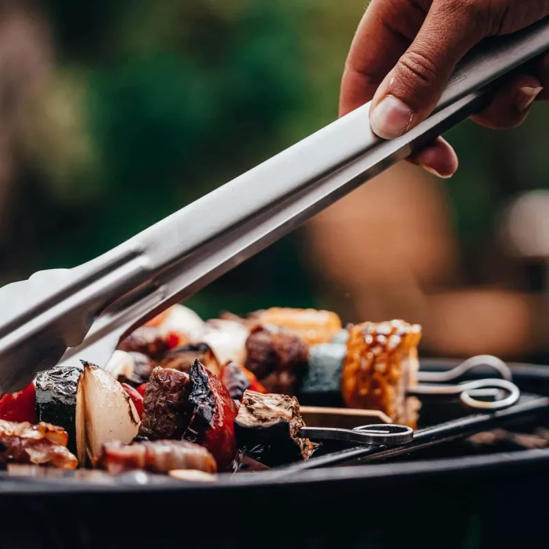 FACKELMANN grillezőnyárs ezüst, 6 darab (22210)