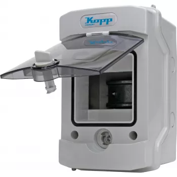 HEINRICH KOPP 353844003 elosztódoboz, IP54, 7 kábelbevezetés, szürke