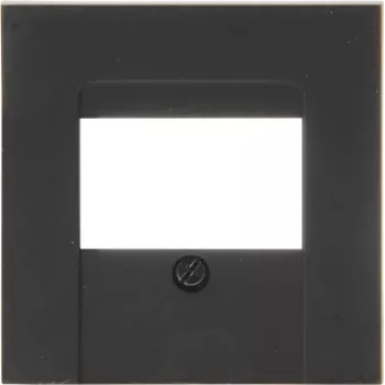 Kopp HK07 TAE-fedél, matt fekete, 1 foglalatos 373150009