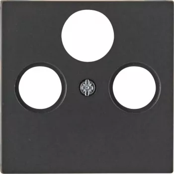 Heinrich Kopp HK07 antenna csatlakozó központi fedlap matt fekete 1-es 491050001