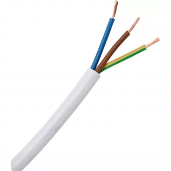 HEINRICH KOPP H03VV-F 3G0,75 mm² fehér rugalmas PVC kábel 25 m 151625006