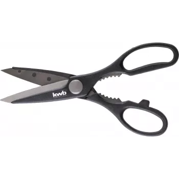 kwb 027195 Universal Scissors 205 mm Stainless Steel Black/Red
