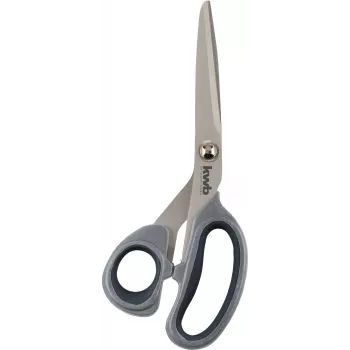 kwb 020921 Universal Scissors 200 mm Stainless Steel Serrated Blade with Wire Cutter and Bottle Opener Red/Black