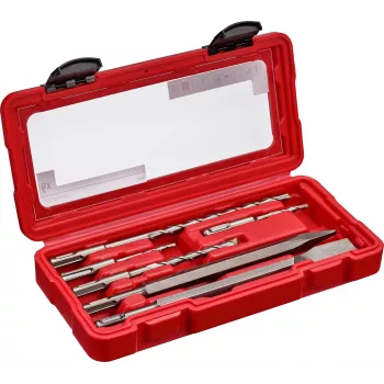 kwb 109166 SDS-Plus Carbide Chisel Set, 6 Pieces, 5/6/8/10 mm