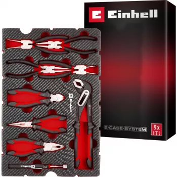 Einhell szerszámbetét fogókészlet 9 részes E-Case S-F-hez (370522)