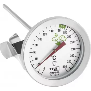 TFA Dostmann 14.1024 Analog Outdoor Thermometer, White, Wall-Mountable, -30 to +50°C