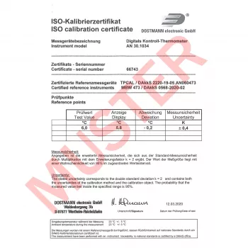 TFA Dostmann LT-102 kábeles hőmérő fehér (30.1034.K)