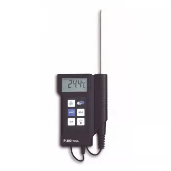 TFA Dostmann 31.1020 professzionális digitális beszúró hőmérő, NTC, -40 és +200 °C között, rozsdamentes acél szonda, IP65