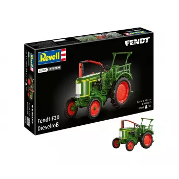 Revell Fendt F20 Dieselroß traktor Click System makett 1:24 078289090