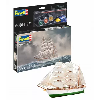 Revell makett Gorch Fock 1:200 vitorláshajó műanyag makett 65432