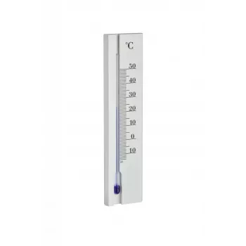 TFA Dostmann 12.1032.09 falra szerelhető analóg hőmérő, fehér, -30 és +50 °C között